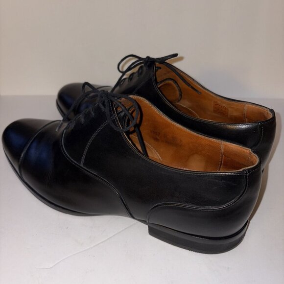 Wolf & Shepherd Shoes Men's Size 11 Cap Toe Oxford Dress Black Leather 9717 - Picture 7 of 12